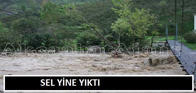 Tarihi Taş Köprü çöktü hasar var.