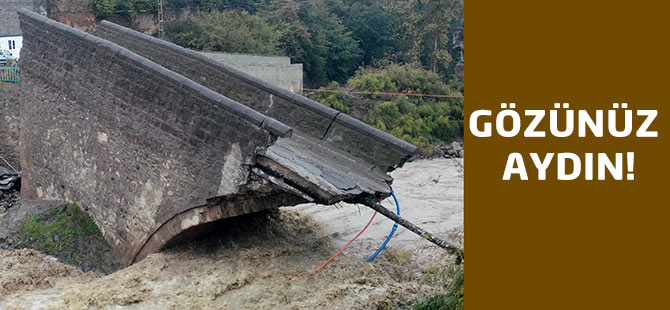 Tarihi Köprü Göz Göre Göre Yıkılmaya Terk Edildi.