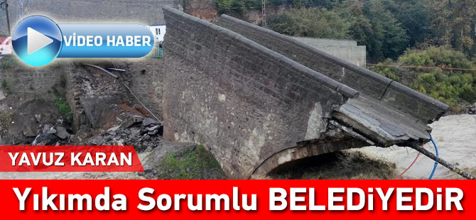 Tarihi Köprü Önünde Sert Açıklama