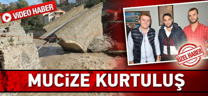 Akçaabat’ta mucize kurtuluş.