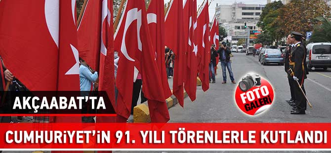 29 Ekim Cumhuriyet bayramı Akçaabat'ta törenle kutlandı.