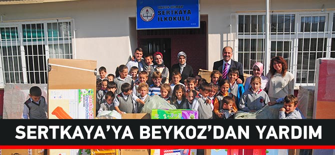 Sertkaya'ya Beykoz'dan Yardım