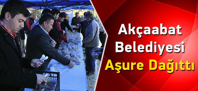 Akçaabat Belediyesi Aşure Dağıttı