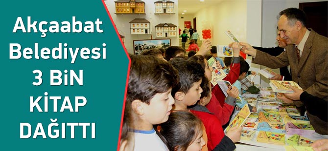 Akçaabat Belediye'si 3 Bin Kitap Dağıttı
