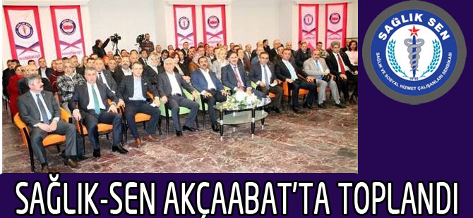 Sağlık -Sen Akçaabat'ta Toplandı
