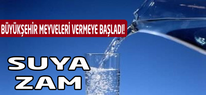 Trabzon'da Suya Zam Geldi