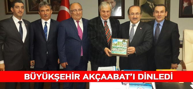 Büyükşehir Akçaabat'ı Dinledi