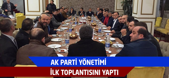 Yeni Yönetim İlk Toplantısını Yaptı