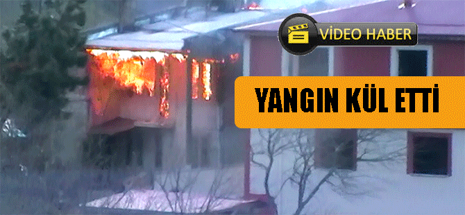 Akçaabat'taki Yangın Kameraya Böyle Yansıdı