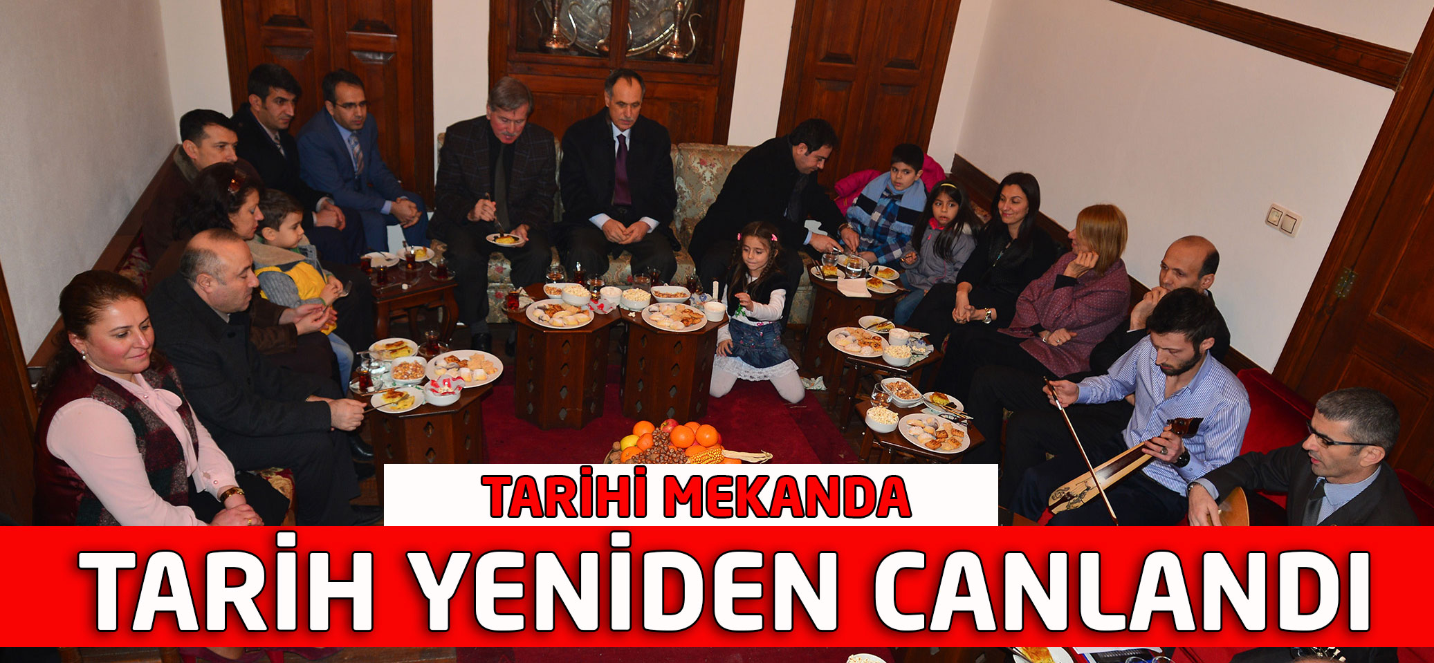 Tarihi mekanda tarih yeniden canlandı.