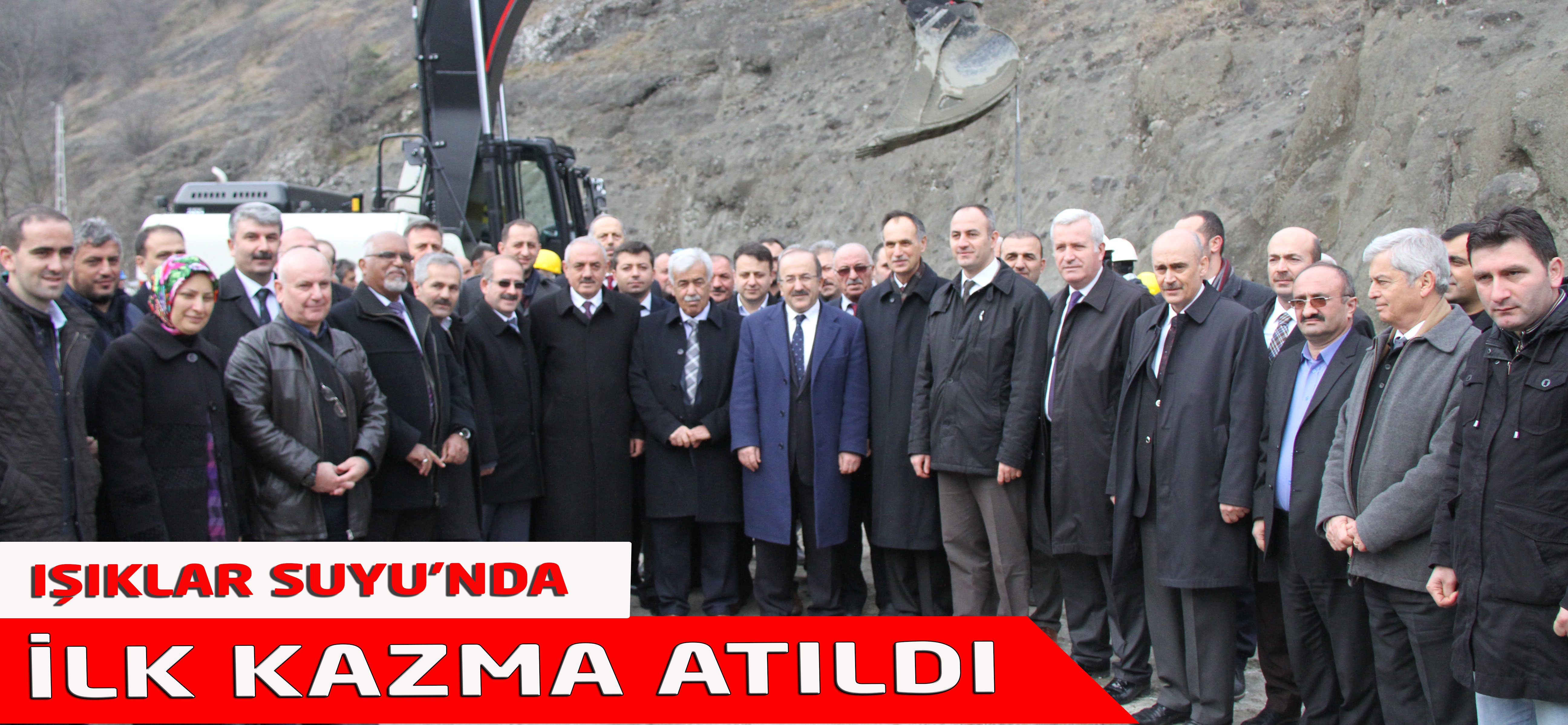 IŞIKLAR SUYU’NDA İLK KAZMA ATILDI