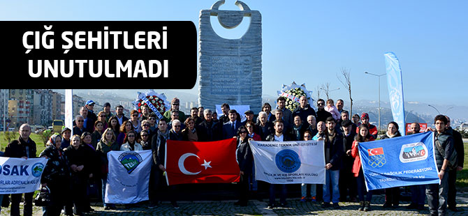 Çığ Şehitleri Unutulmadı