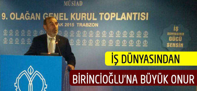 Akçaabatlı İş Adamına Büyük Onur
