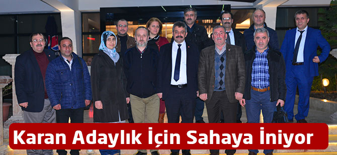 Yavuz Karan Adaylık İçin Sahaya İniyor
