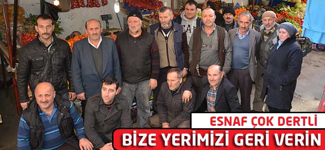 Akçaabatlı Pazarcılar Çok Dertli