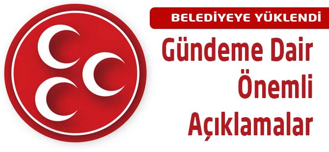 Çınar'dan Önemli Açıklamalar