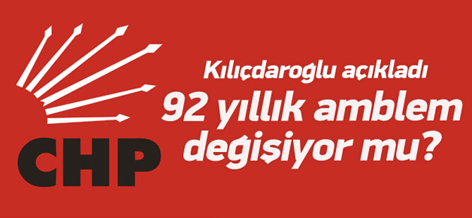 CHP'nin amblemi değişiyor mu?