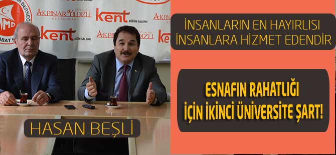 Hasan Beşli "İnsanların En Hayırlısı İnsanlara Hizmet Edendir"