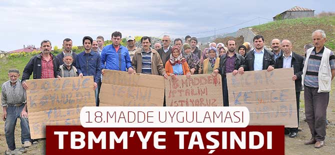 18 Uygulaması TBMM’ye taşındı
