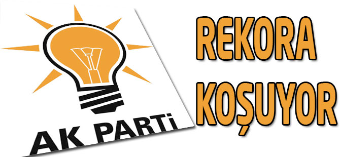 Ak Parti Rekora Koşuyor