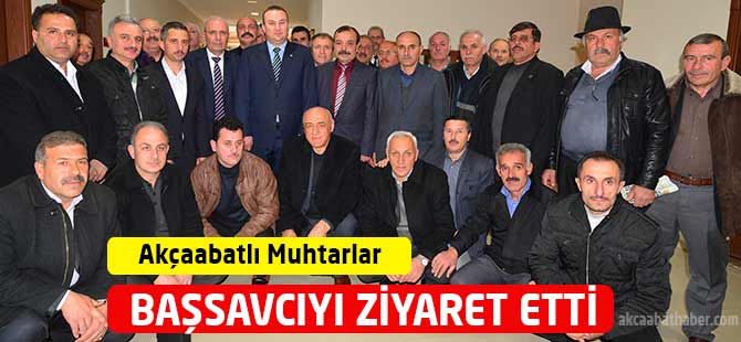 Muhtarlardan Ziyaret