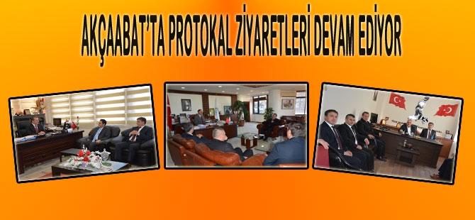 Akçaabat’ta Protokol Ziyaretleri Devam Ediyor