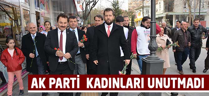 Ak parti kadınları unutmadı