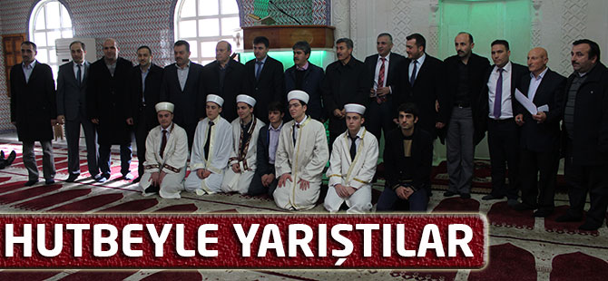 Hutbeyle yarıştılar
