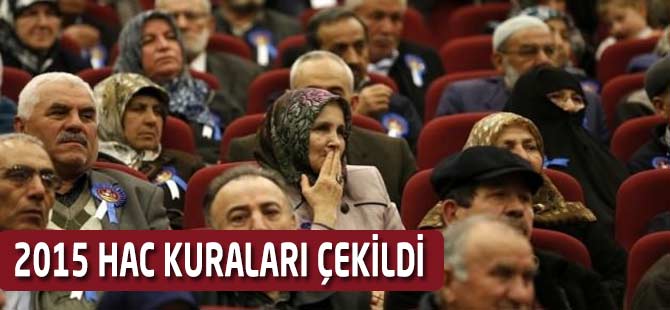 Diyanet İşleri Başkanlığı'nda 2015 yılı hac kuraları çekildi.