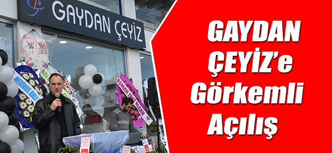 Gaydan Çeyiz Açıldı