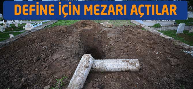 Defineciler Tarihi Mezara Zarar Verdi…