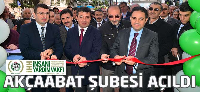 İHH Akçaabat'ta Şube Açtı