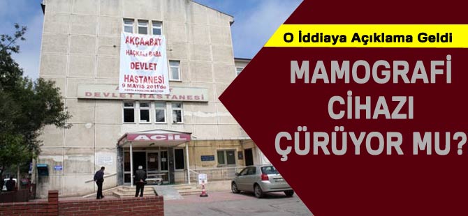 Mamografi Cihazı Çürümeye mi Terk Edildi?