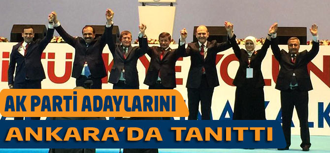AK Parti’nin milletvekili aday tanıtımı Ankara Arena’da yapıldı.