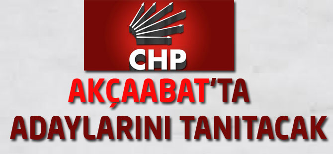 Cumhuriyet Halk Partisi (CHP) adaylarını Akçaabat’ta tanıtıyor.