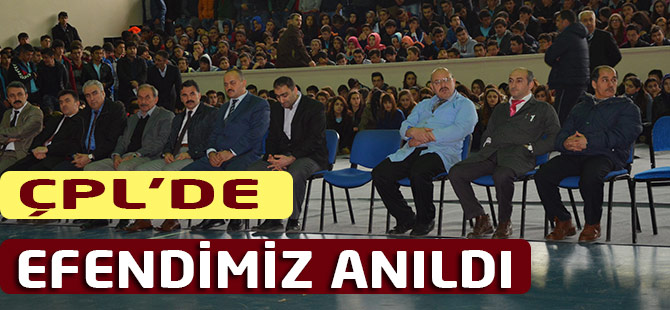 ÇPL'de Efendimiz Anıldı