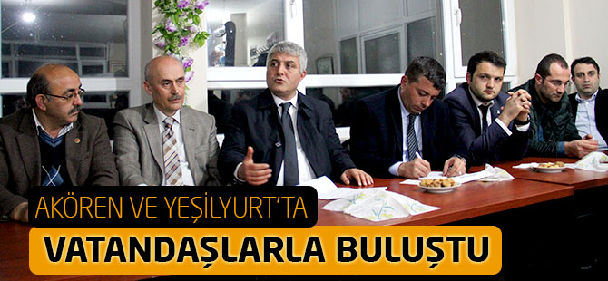 Vatandaşlarla Buluştu