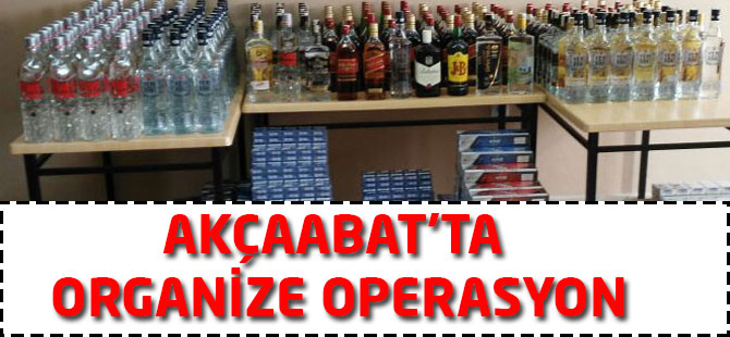 Akçaabat'ta Operasyon
