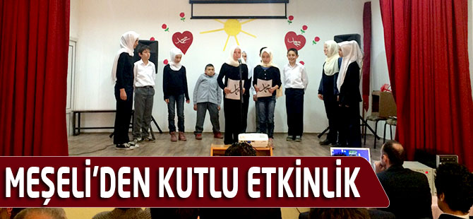 Meşeli'den Kutlu Etkinlik