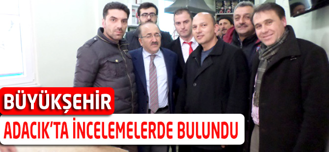 Adacıkta İncelemelerde Bulundu
