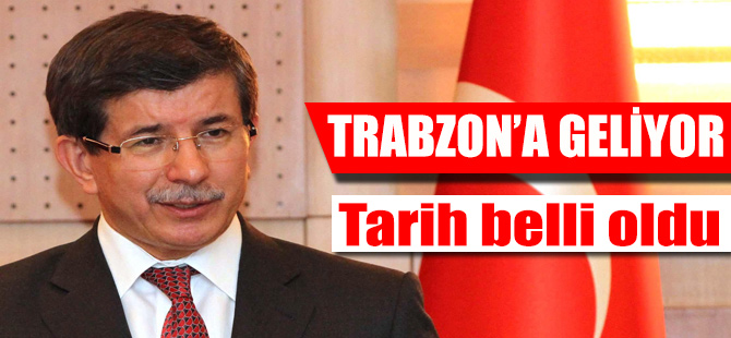 Başbakan Trabzon'a Geliyor