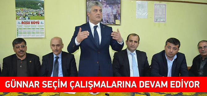 Adnan Günnar Seçim Çalışmalarına Devam Ediyor.