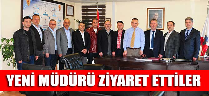 Yeni Müdürü Ziyaret Ettiler
