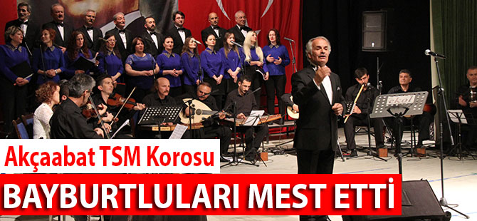 Akçaabat Belediyesi Türk Sanat Müziği korosu konserlerine devam ediyor.