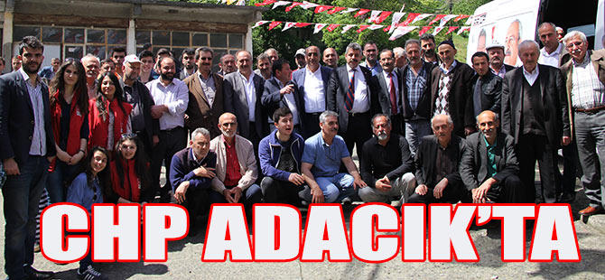 Chp Adacık'ta