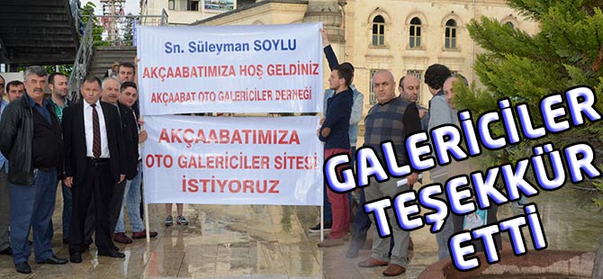 Galericiler'den İlanlı Teşekkür