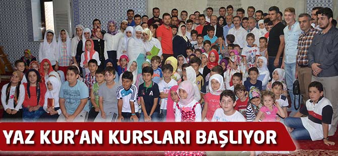 Yaz Kur’an Kursları başlıyor