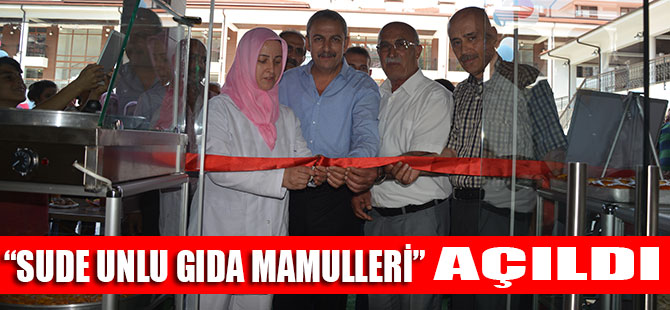 Sude Unlu Gıda Mamulleri Akçaabat’ta açıldı.