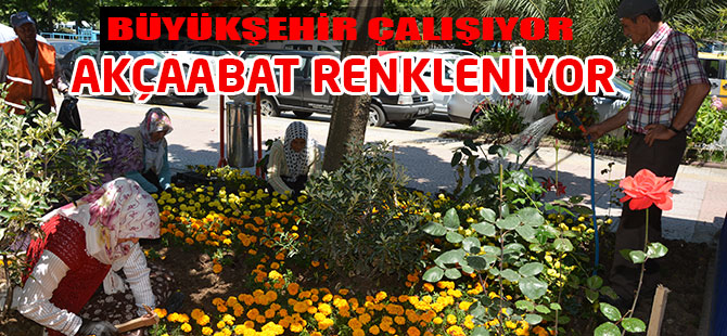 Büyükşehir Çalışıyor Akçaabat Renkleniyor