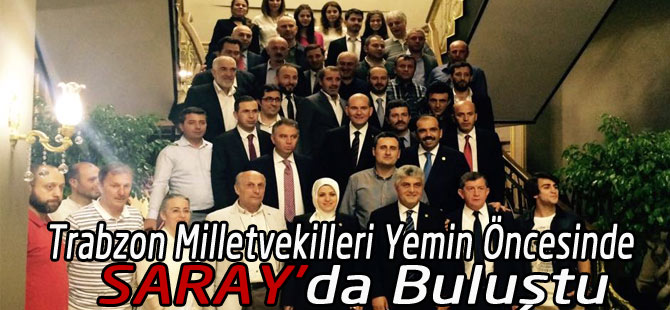 AK Parti Milletvekilleri ve partililer Saray'da Buluştu